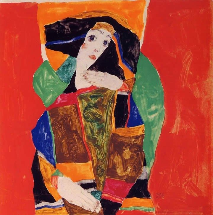 Egon Schiele Portrait of a Woman